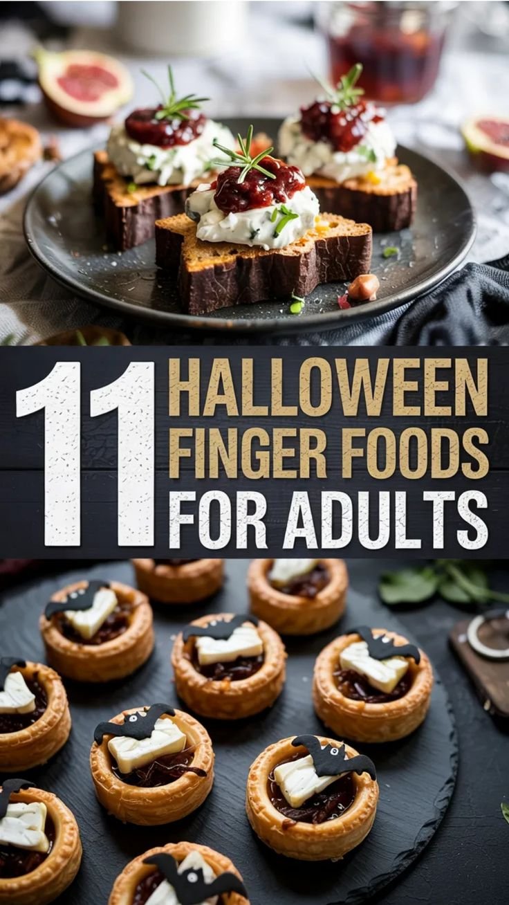 Halloween Finger Foods for Adults That Feel Gourmet