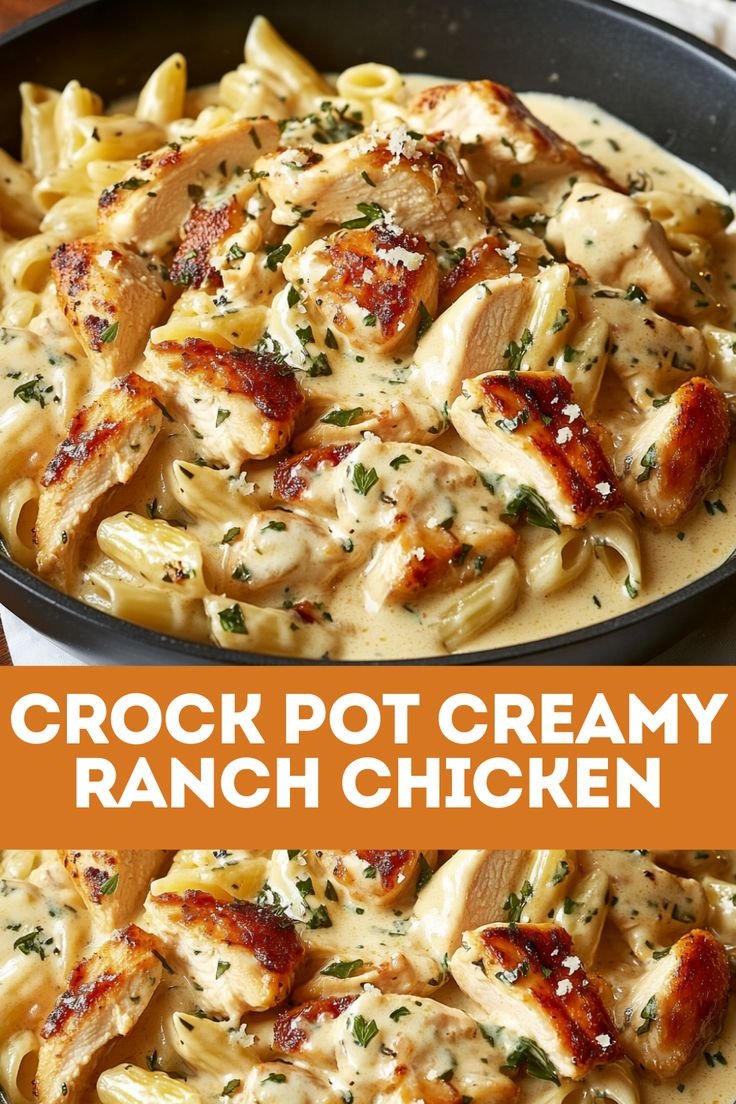 Crock Pot Creamy Ranch Chicken