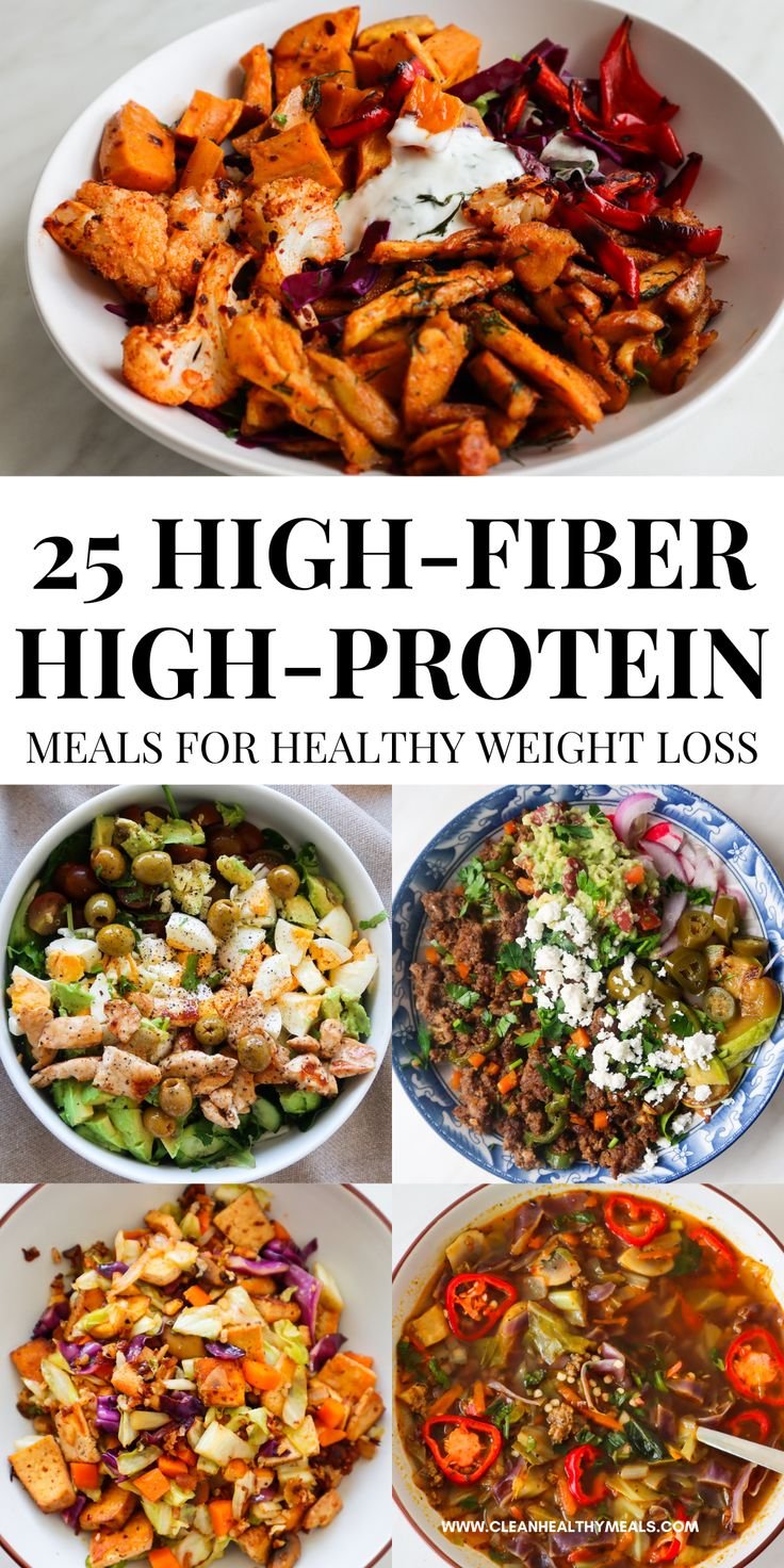 25+ High-Fiber High-Protein Meals For Maximum Satiety - Clean Healthy Meals