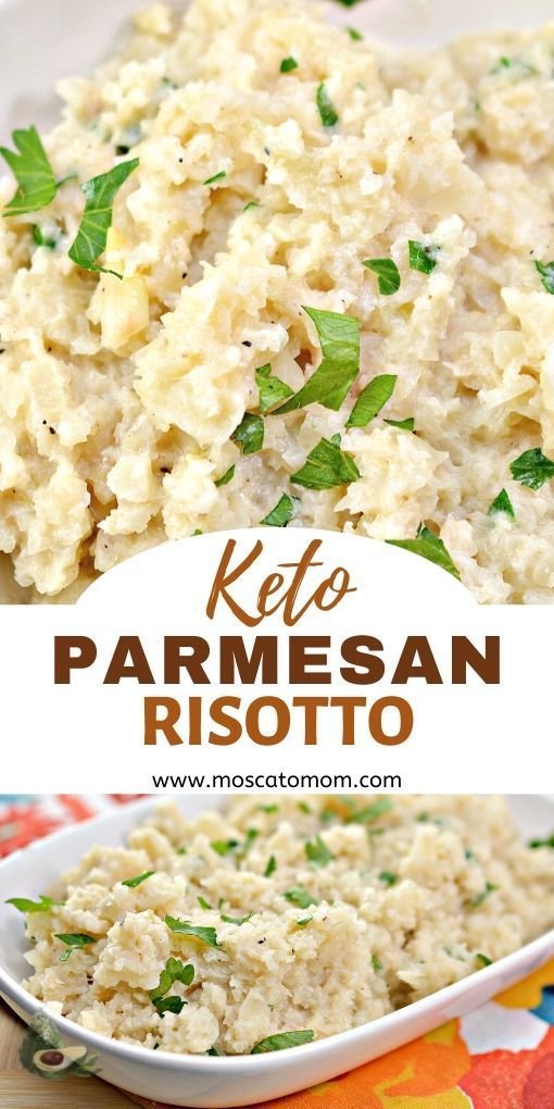 Keto Friendly Cauliflower Rice Risotto
