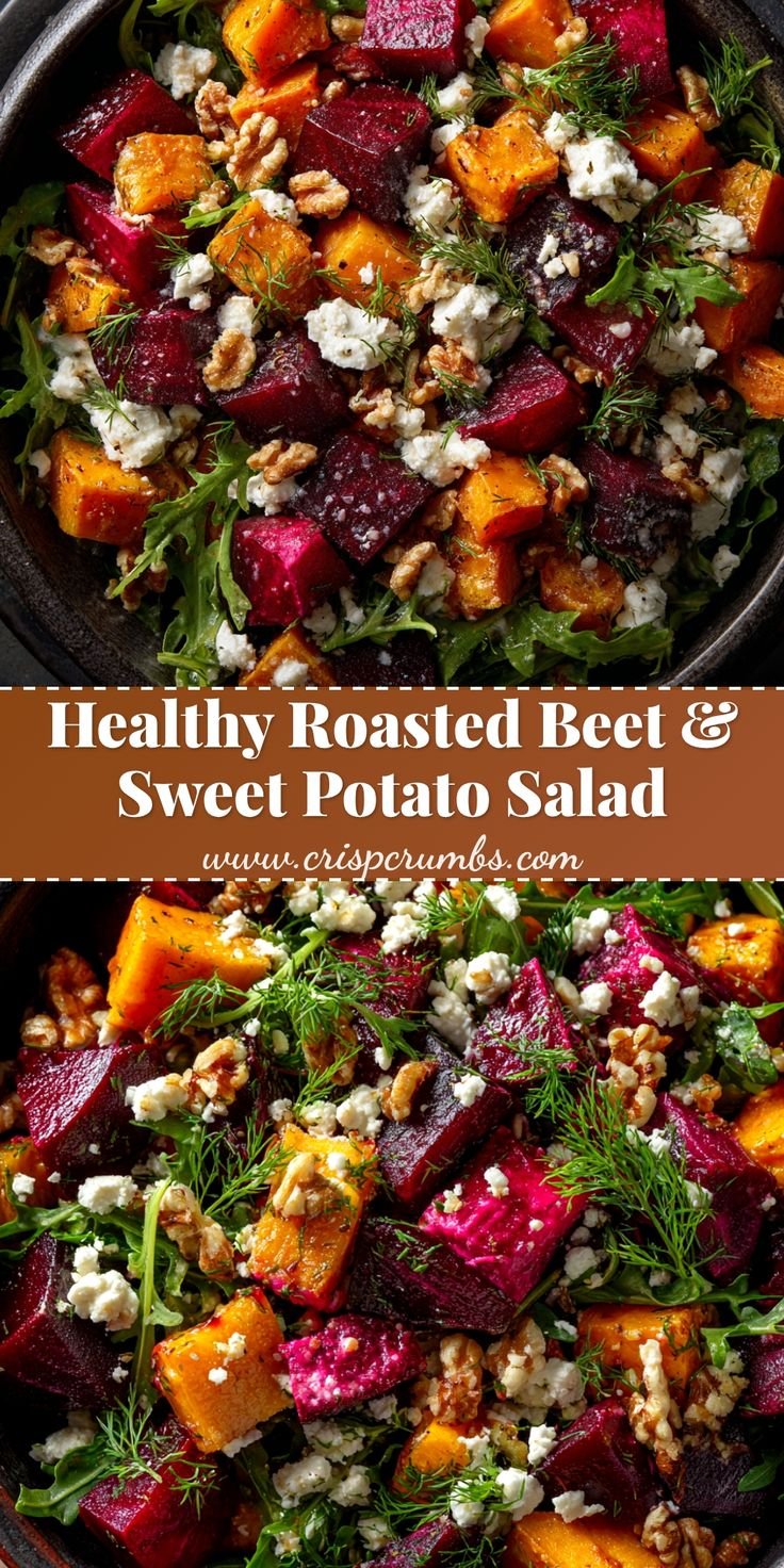 Roasted Beet and Sweet Potato Salad