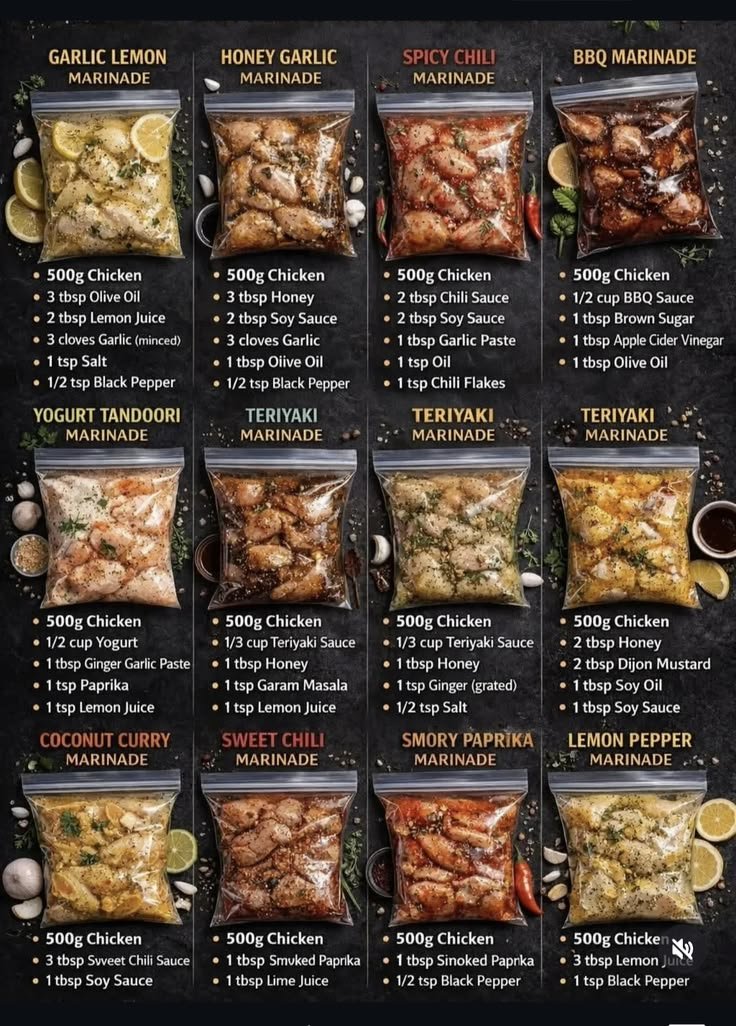 What to make for dinner chicken marinade | Easy dinner ideas to cook, Quick marinade for chicken, Chicken freezer marinades