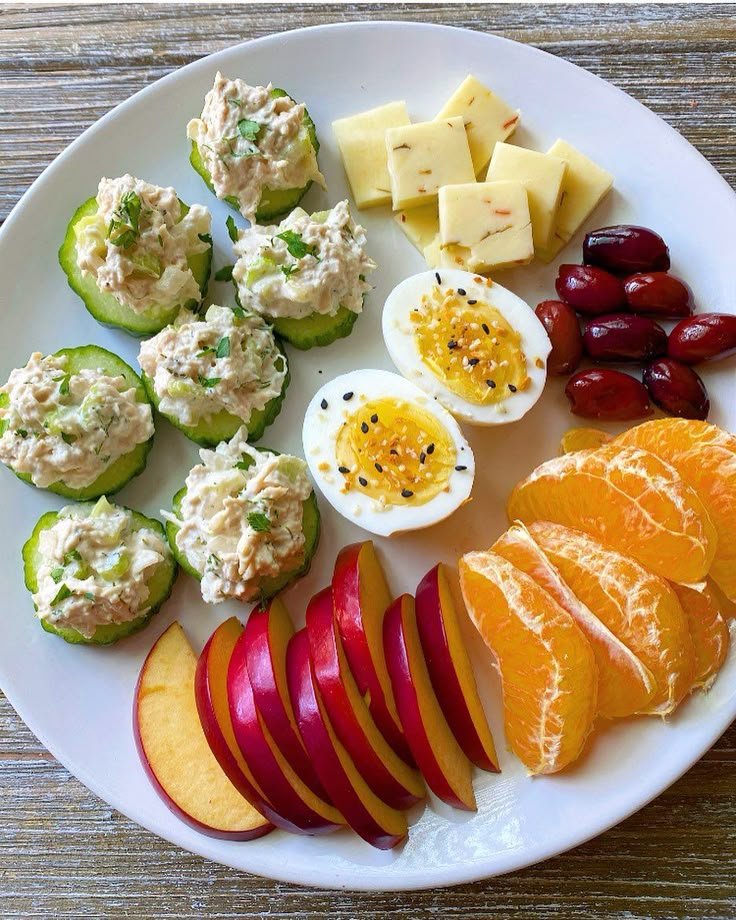 Delicious and Healthy Breakfast Options | Lunch snack plate ideas, Healthy lunches for pregnant women, Healthy snacks