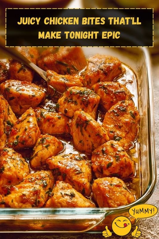 Oven-Roasted Chicken Bites: Simple and Perfect for Dinner