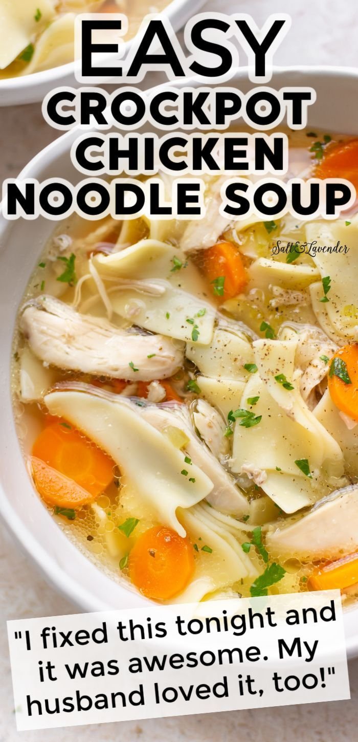 Crockpot Chicken Noodle Soup