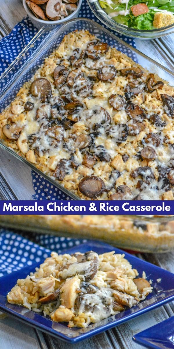 Chicken Marsala And Rice Casserole - 4 Sons 'R' Us