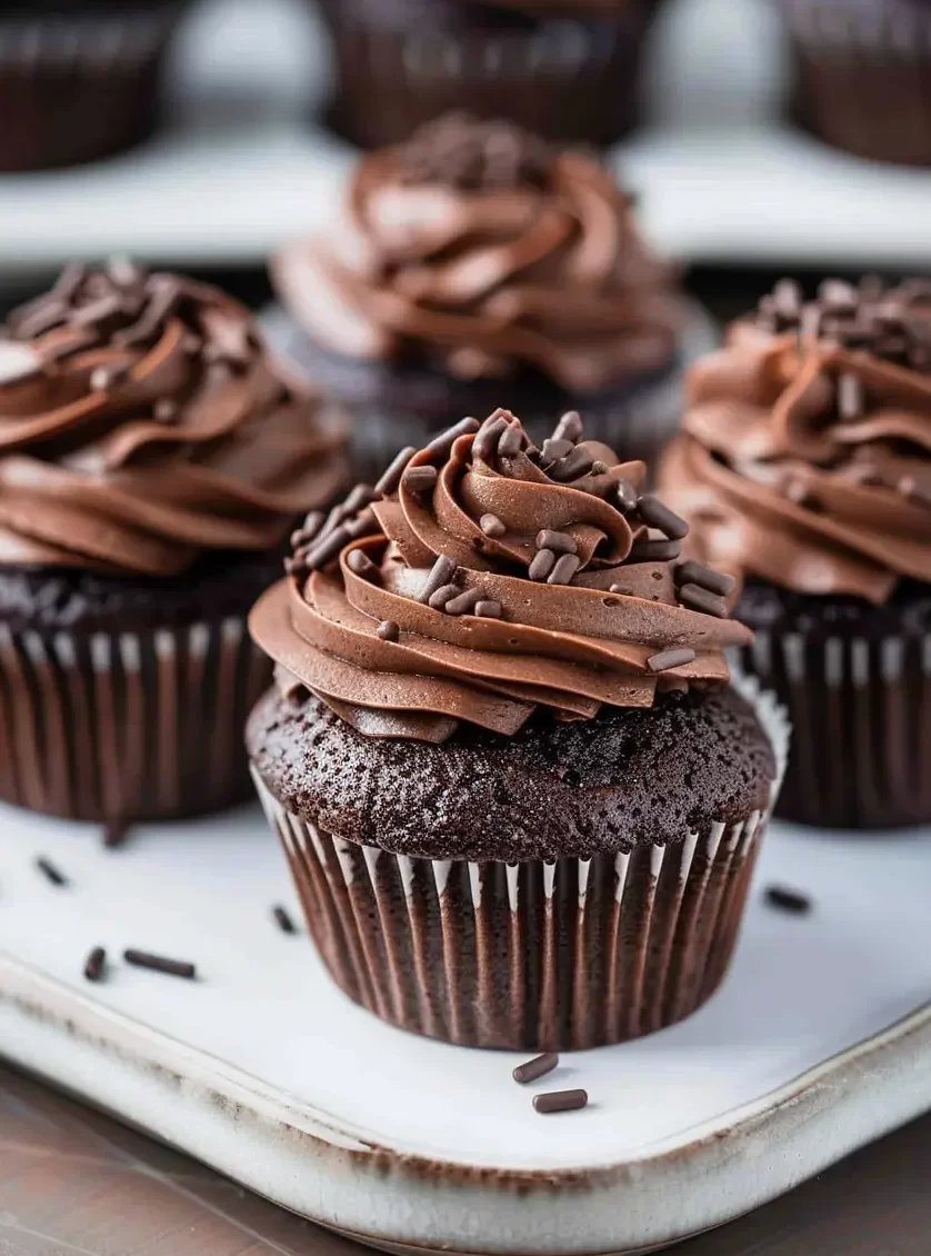 Super Moist Chocolate Cupcakes