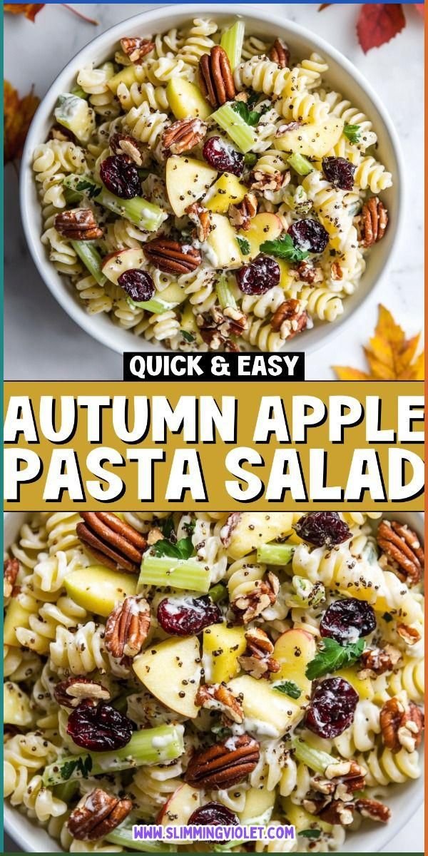 Autumn Apple Pasta Salad