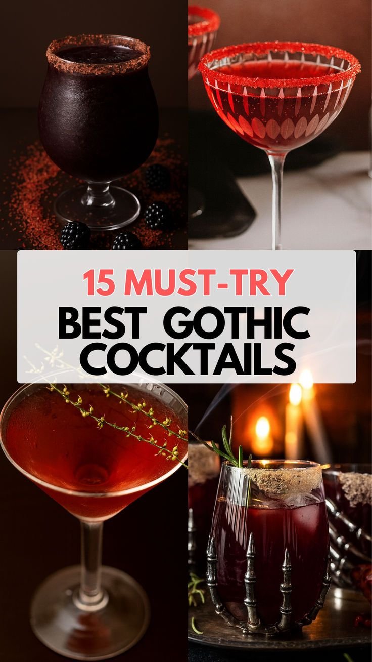 Gothic Cocktails – Mysterious Halloween Drink Ideas