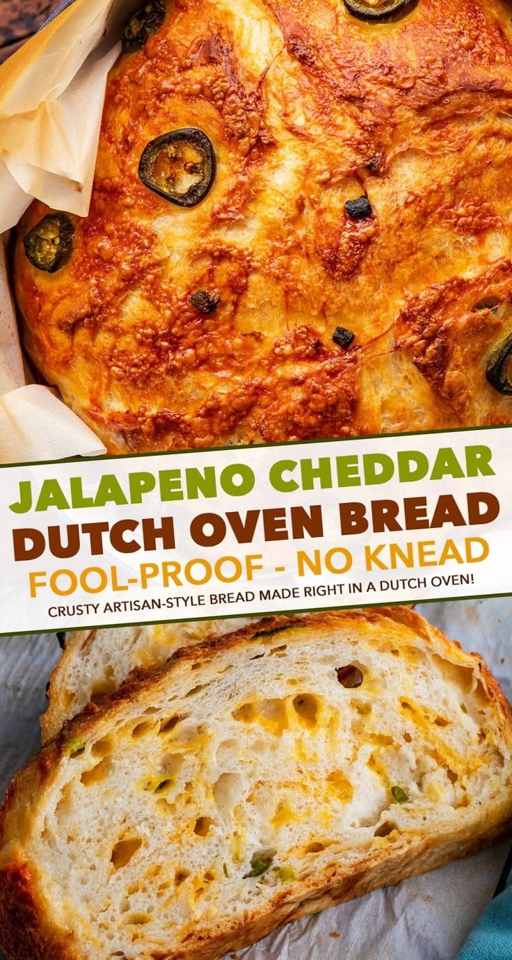 Jalapeño Cheddar Dutch Oven Bread