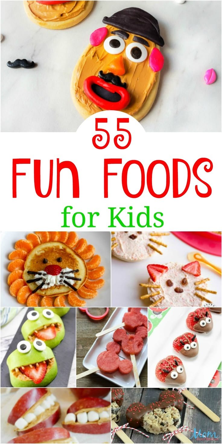55 Fun Foods for Kids Guaranteed to Bring a Smile