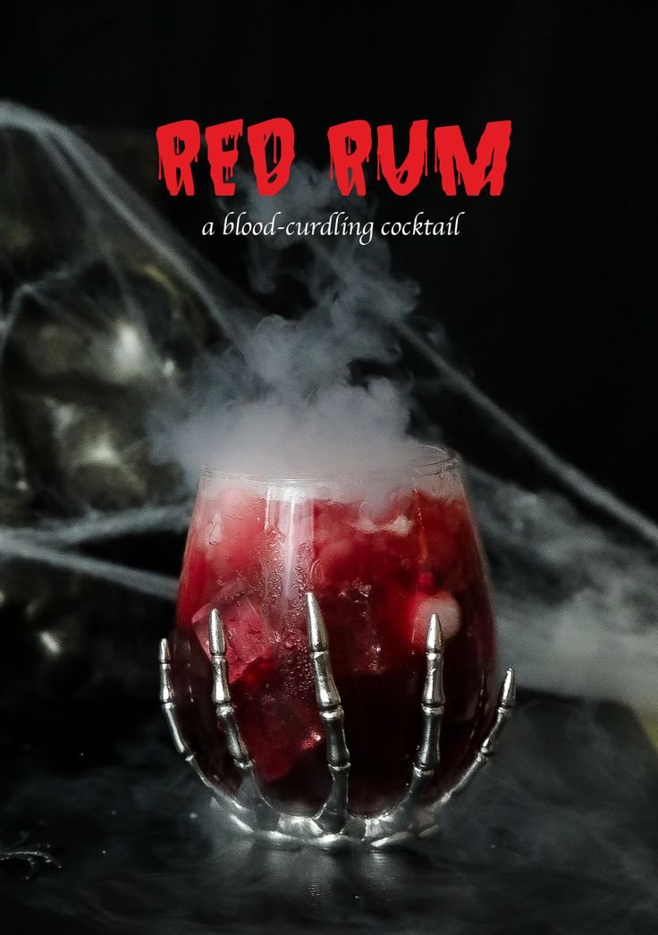 Red Rum: A Halloween Cocktail (recipe).
