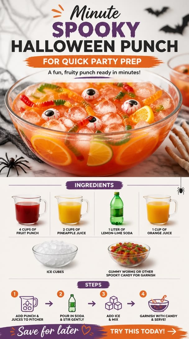 Witches Brew Punch Recipe for Halloween Celebrations