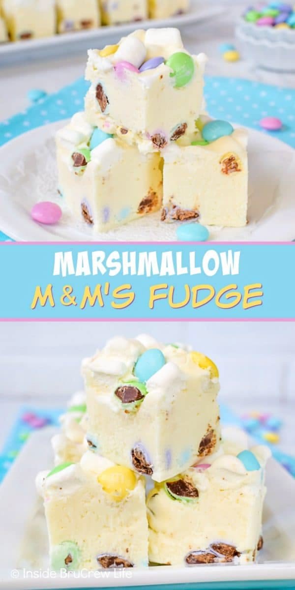 Marshmallow M&M's Fudge