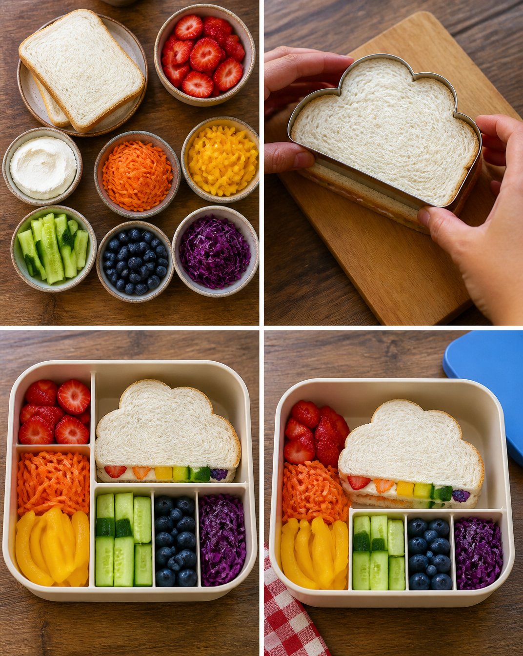 Back-to-School Rainbow Sandwich Bento Becomes Cozy 7 Back-to-School Rainbow Sandwich Bento