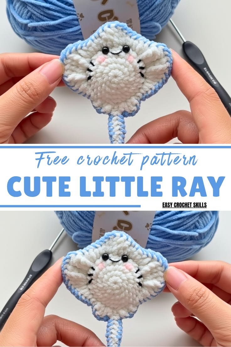 Free Crochet Little Ray Pattern