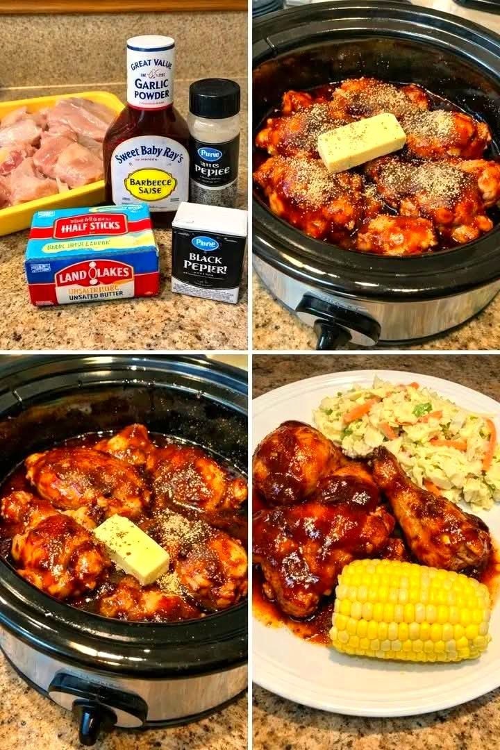 Sweet Baby Rays Crockpot Chicken - Slow Cooker Tip