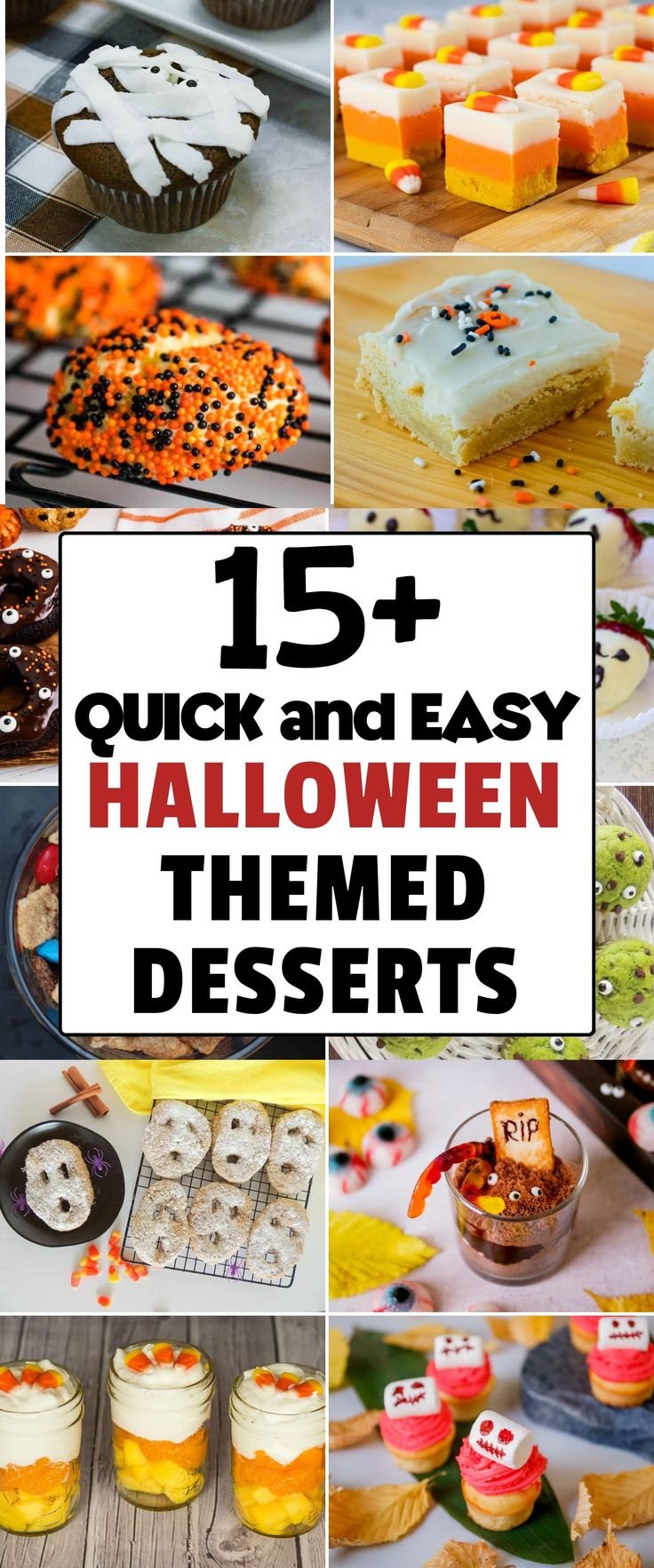 Easy Halloween-Themed Desserts: Fun and Easy Treats for Fall Parties