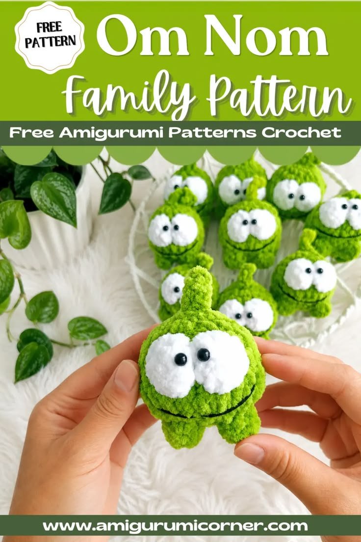Free Am Nyam Frog Amigurumi Pattern