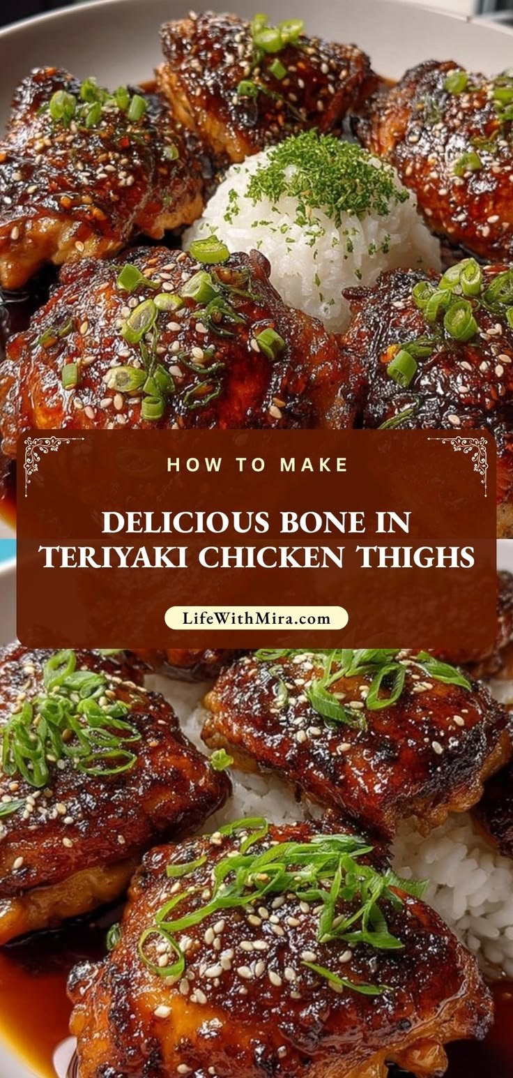 Delicious Bone In Teriyaki Chicken Thighs