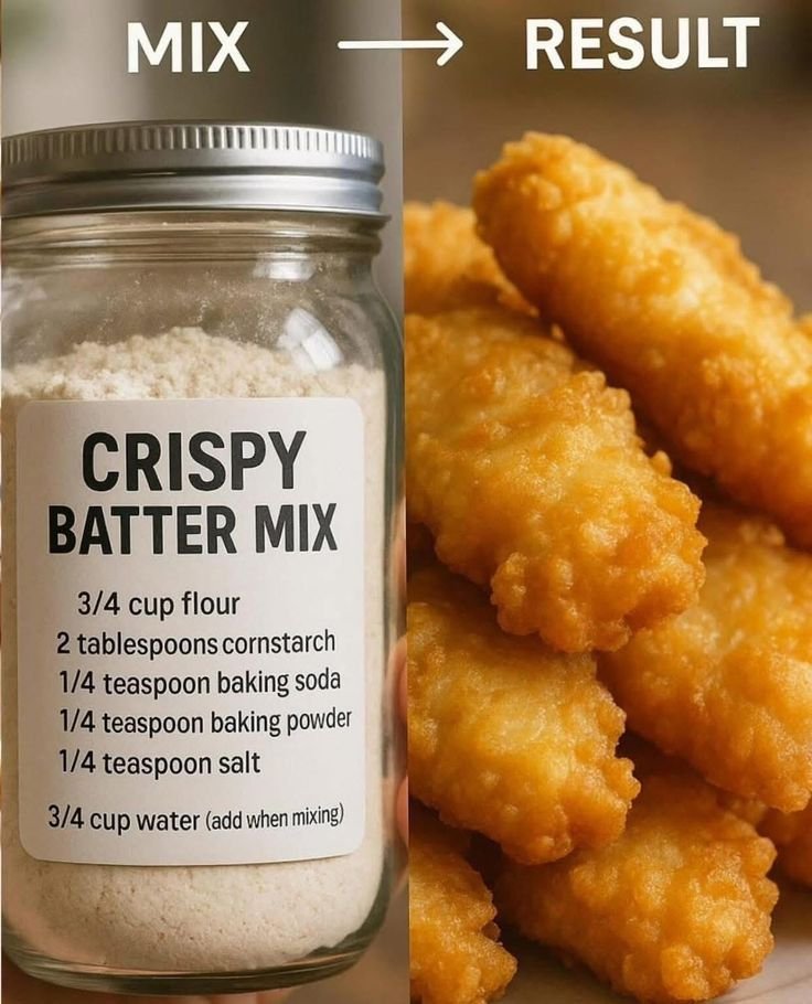 Homemade dry mixes | Batter mix recipe, Crispy batter, Baking recipes