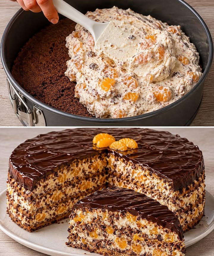 Kiesgrubenkuchen mit Mandarinen – Lecker & Saftig