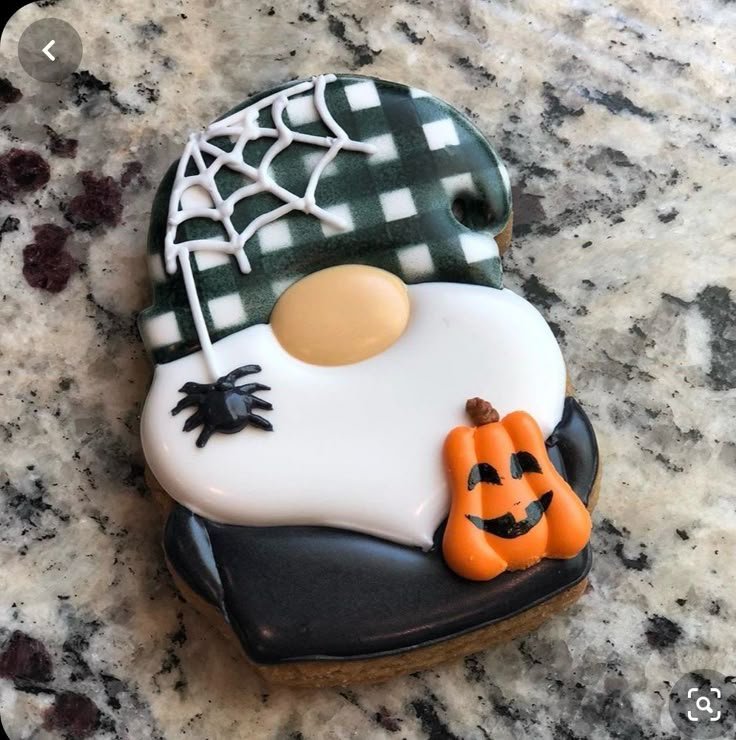 Spooky Halloween Cookies | Black and white plaid cookie, Diy spooky treats for parties, Halloween cookie decorating ideas