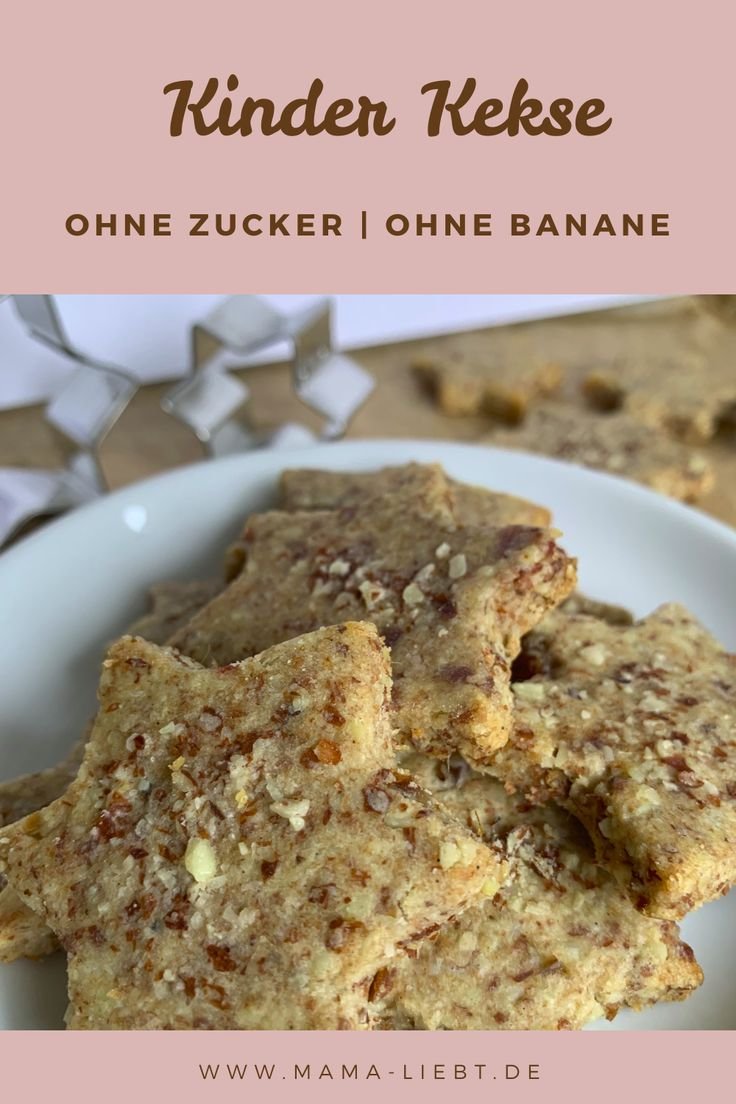 Kinderkekse ohne Zucker & ohne Banane – Süß, gesund & ideal zum Ausstechen