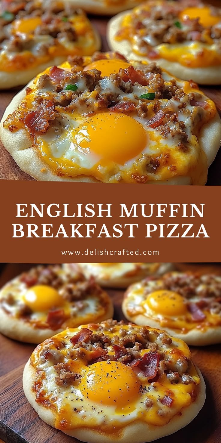 English Muffin Breakfast Pizza