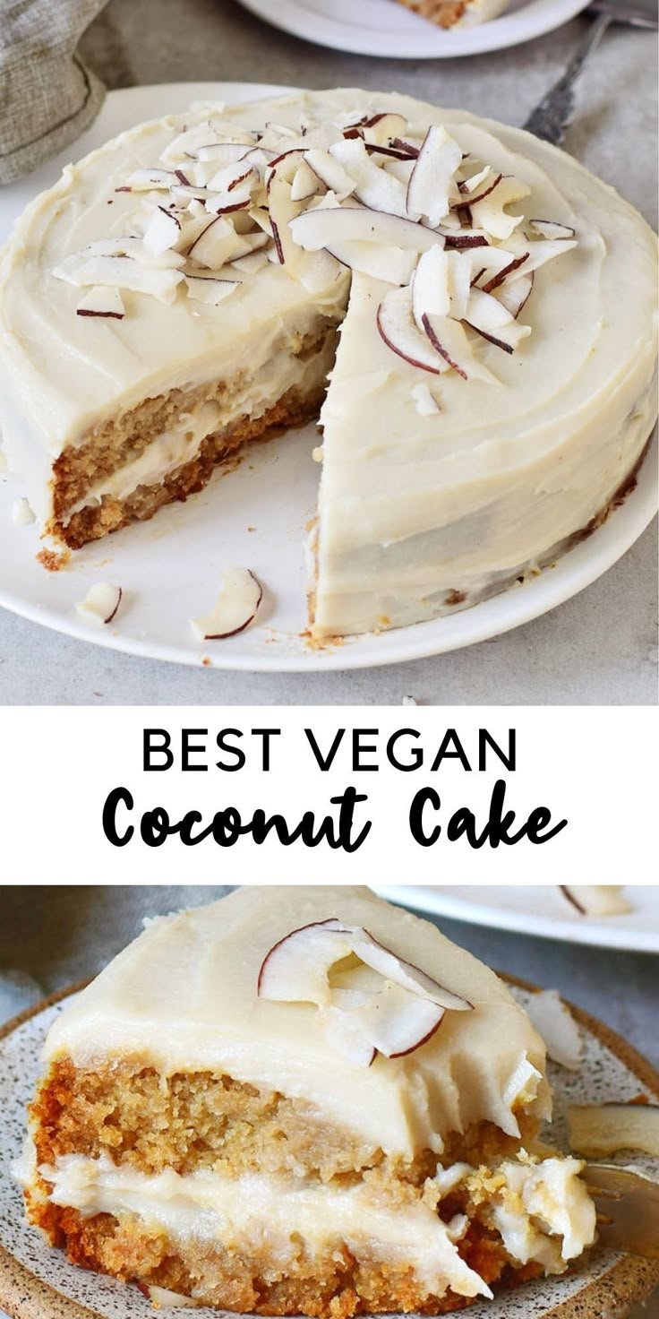 VEGAN COCONUT CAKE