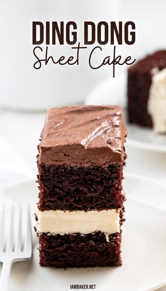 Ding Dong Sheet Cake
