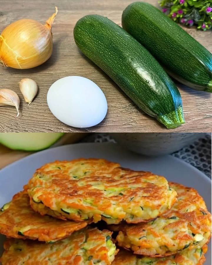🥔 Bunte Gemüsepuffer 🥒Knusprige Puffer aus drei Gemüsesorten - gesund und unglaublich lecker! ✨Zutaten:
1 Zucchini
1 Kartoffel
1 Karotte
1⁄2 Zwiebel
65 g Mehl
1 Ei
25 g Parmesan
1⁄2 TL Knobla...