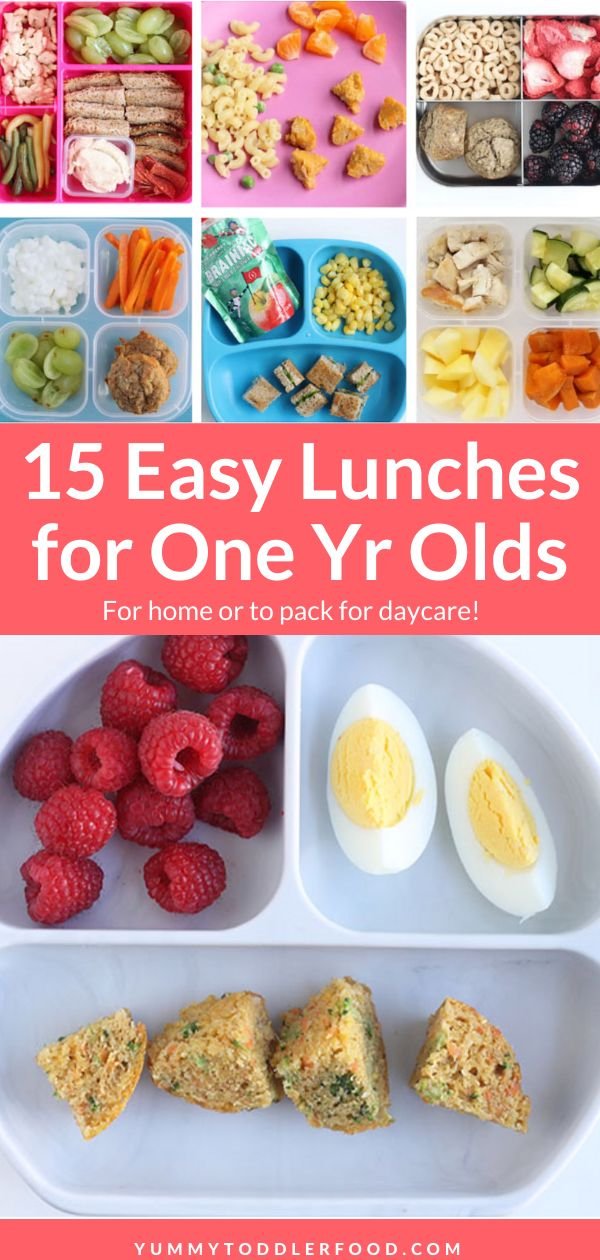 15 Easy Lunches for One Year Olds