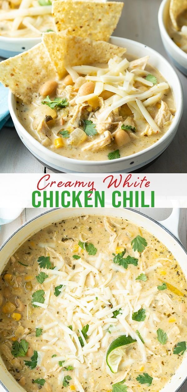 Creamy White Chicken Chili (3 Ways!) | A Spicy Perspective