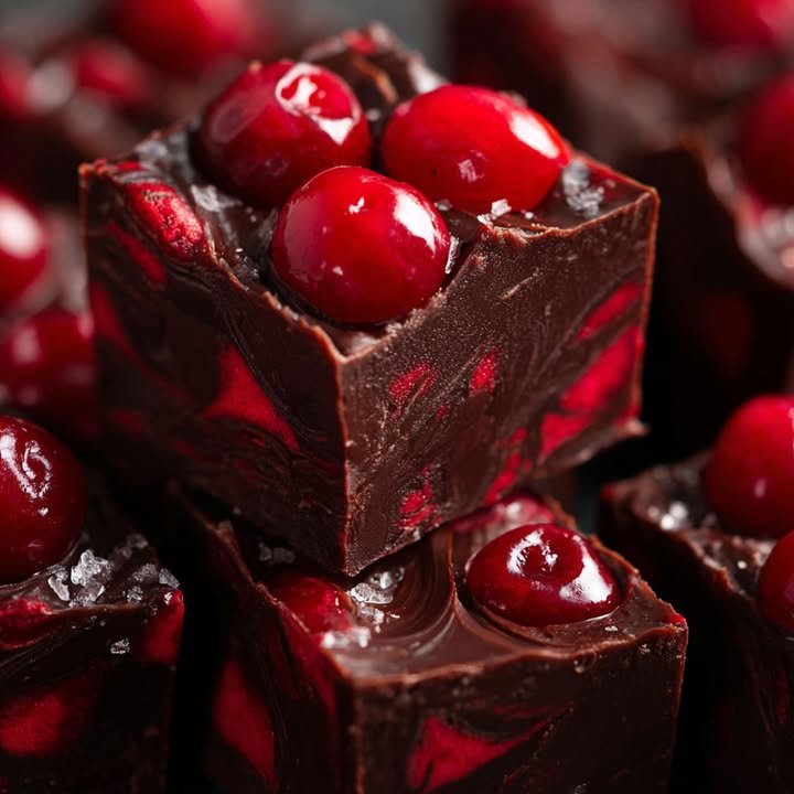 Dracula's Dark Cherry Fudge