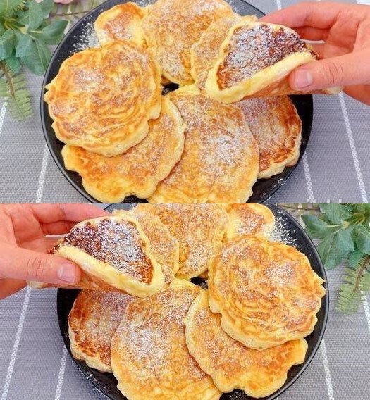 Mischen Sie 150 ml Joghurt mit Haferflocken, Pfannkuchen in 3 Minuten - Kochen Mit Uns
