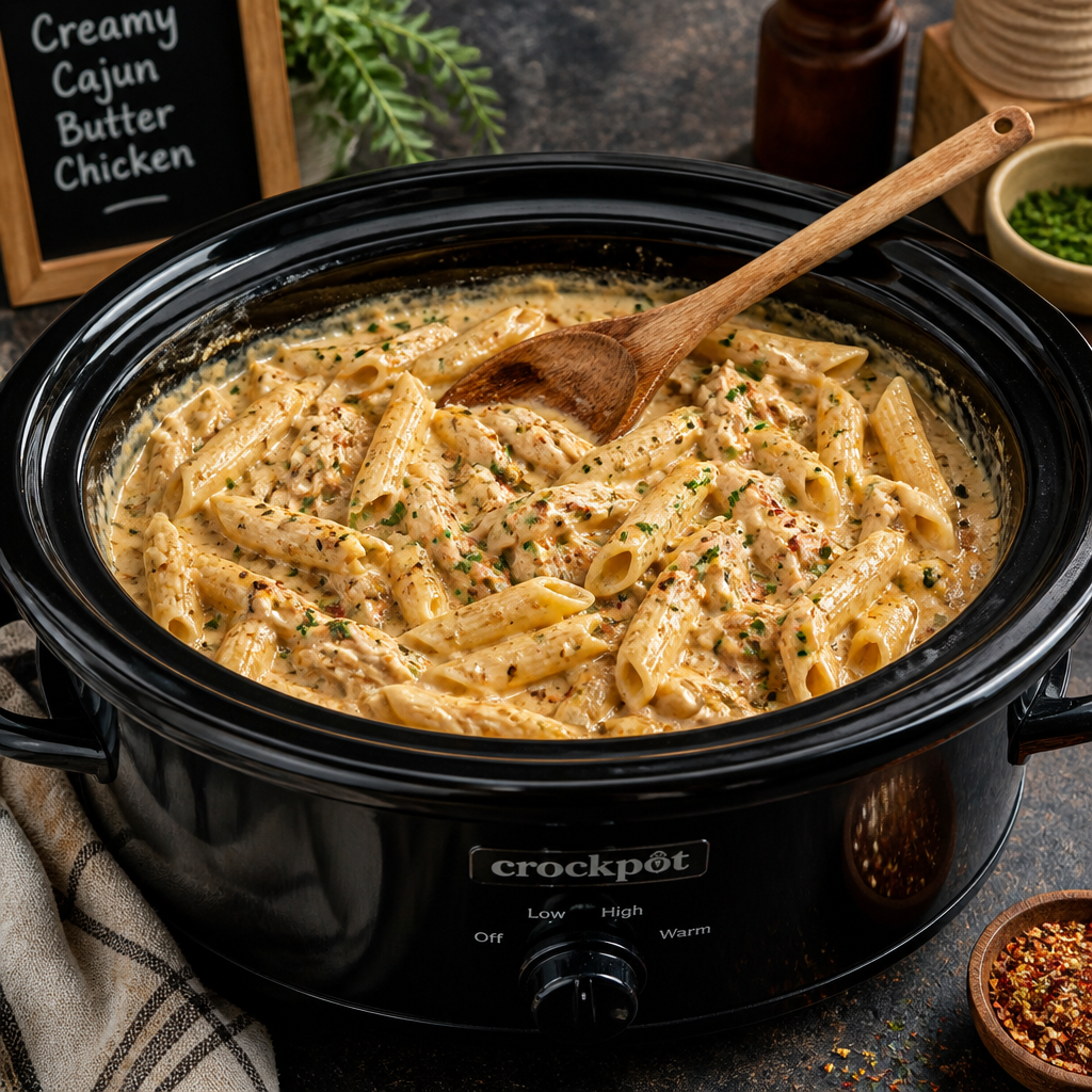 Creamy Crockpot Cajun Butter Chicken for a Cozy Dinner Night 2 Creamy Crockpot Cajun Butter Chicken