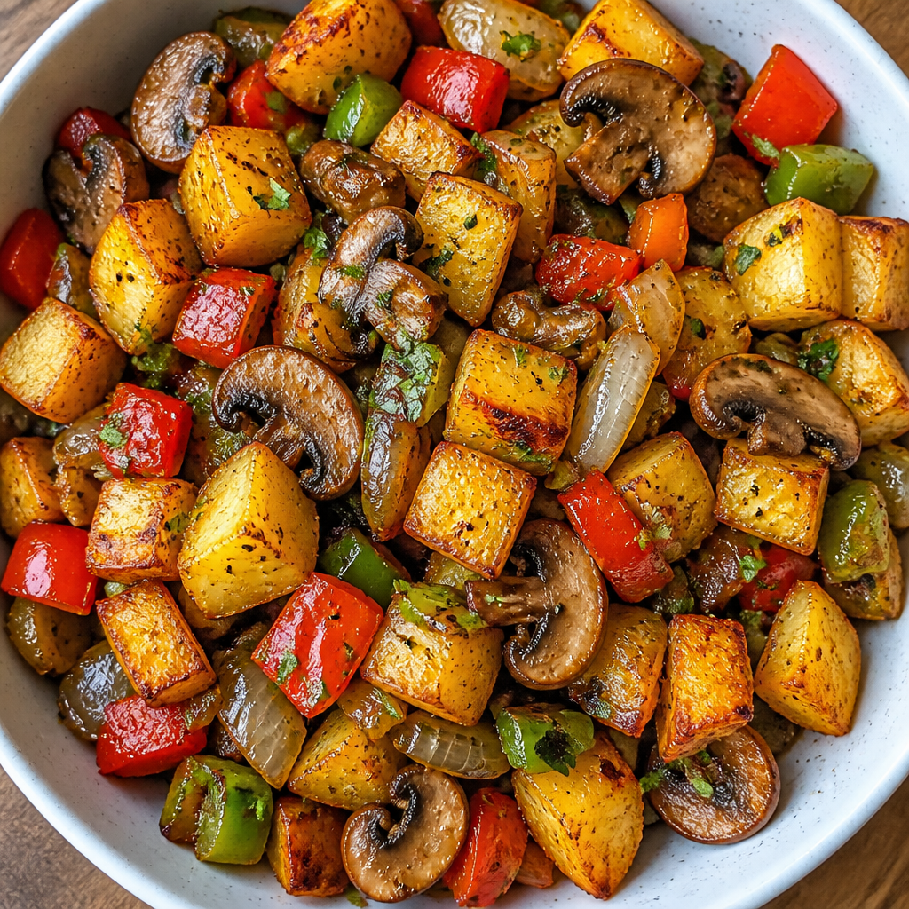 Delicious Vegan Breakfast Hash with Colorful Veggies 2 Vegan Breakfast Hash | plant.well