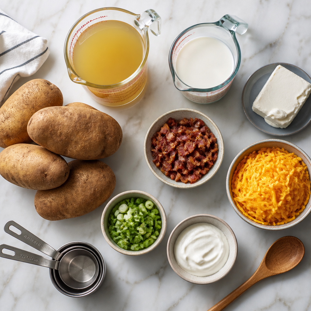 One bowl of this loaded potato soup and you&rsquo;ll see why readers call it &ldquo;the best soup ever.&rdquo; 🤩  To get the recipe, comm&hellip; [Video] | Loaded potato soup with bacon, Best potato soup with cream cheese, Loaded potato soup for 25