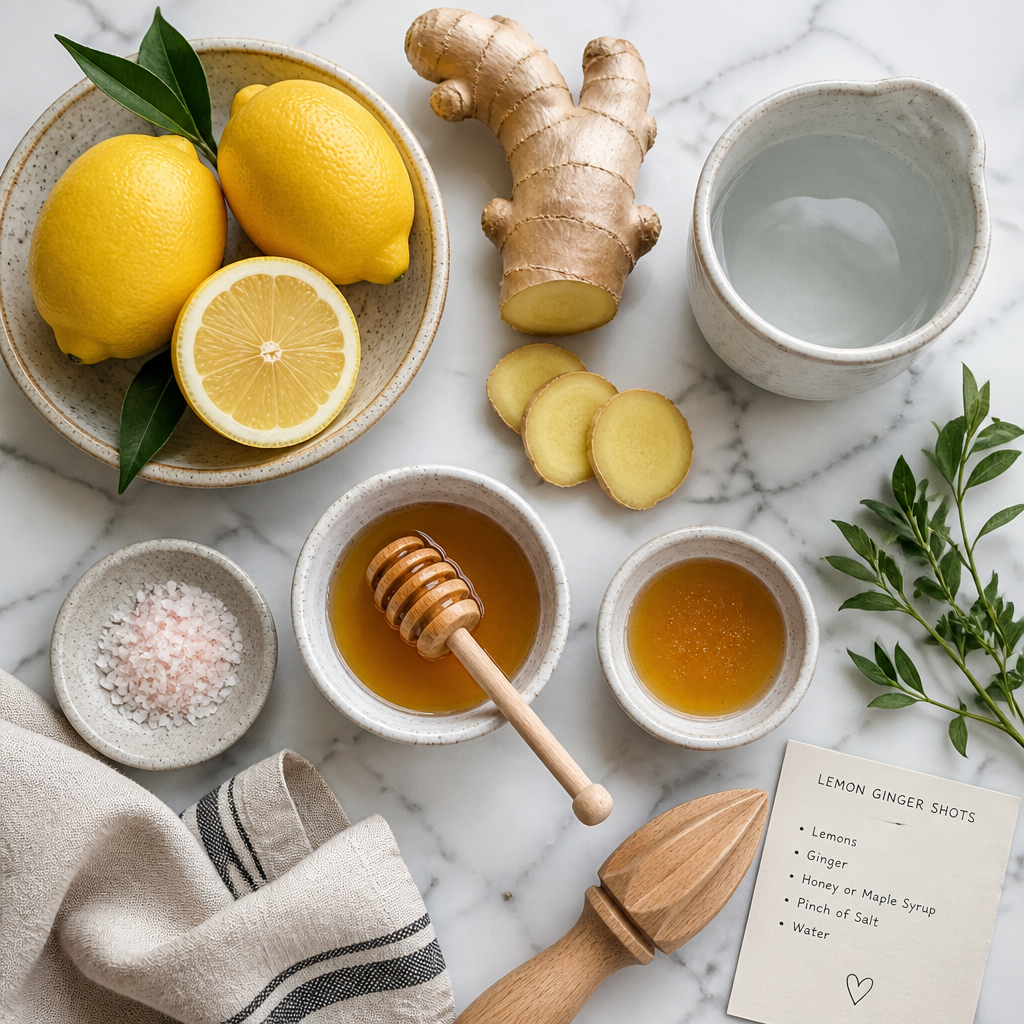 Lemon Ginger Shots for Immunity and Energy Boost | Fruit detox smoothie, Fun low carb meals, Protective diet recipes