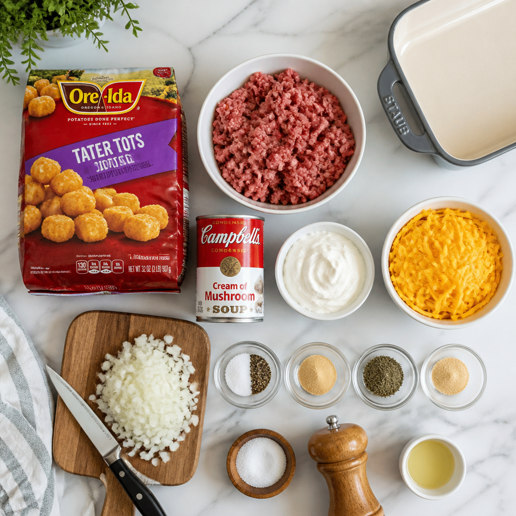 Simple and Delicious Tater Tot Casserole Recipe