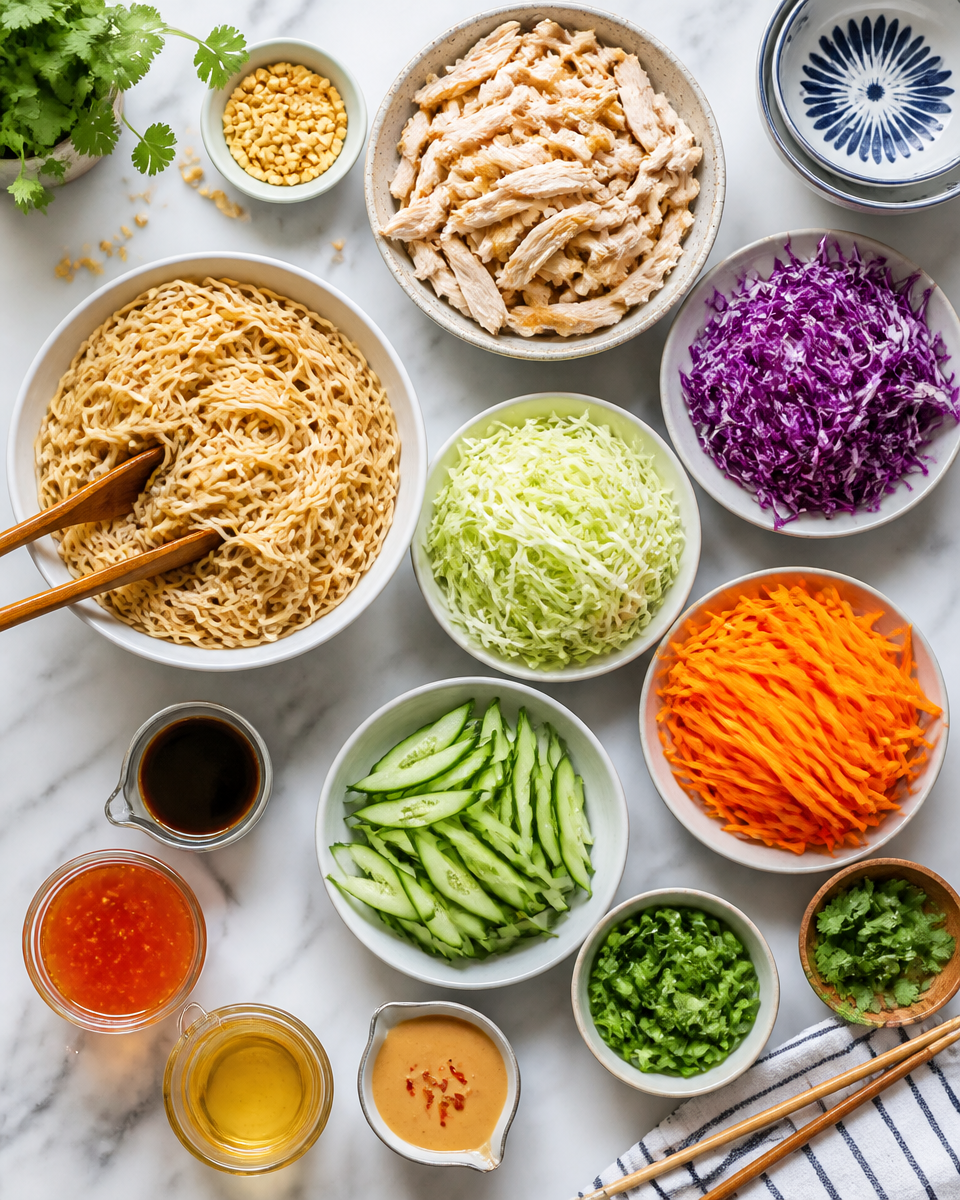 Asian Chicken Noodle Salad