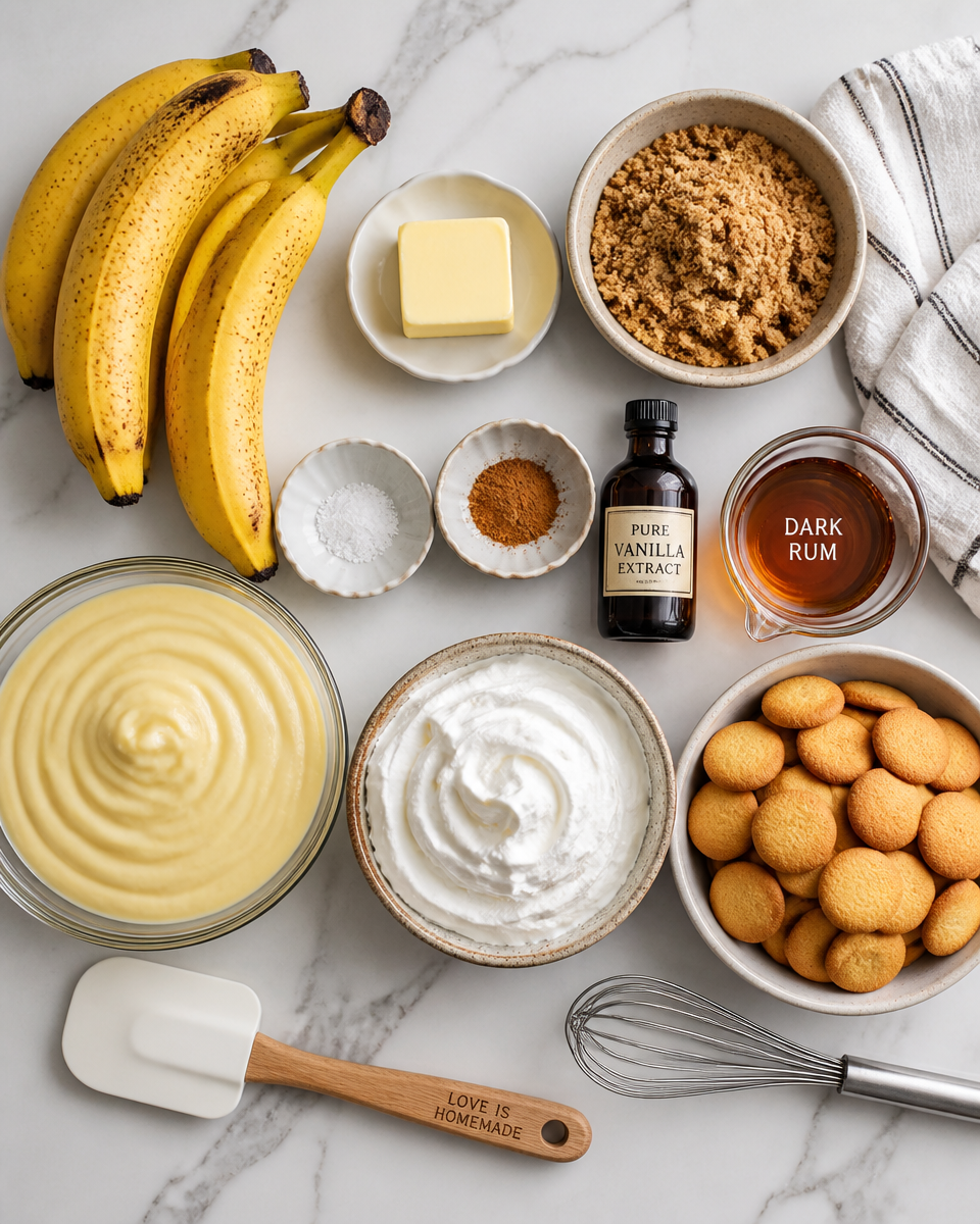 Banana Foster Pudding Cups