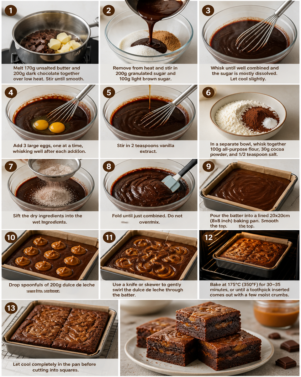 Dulce de Leche Brownies