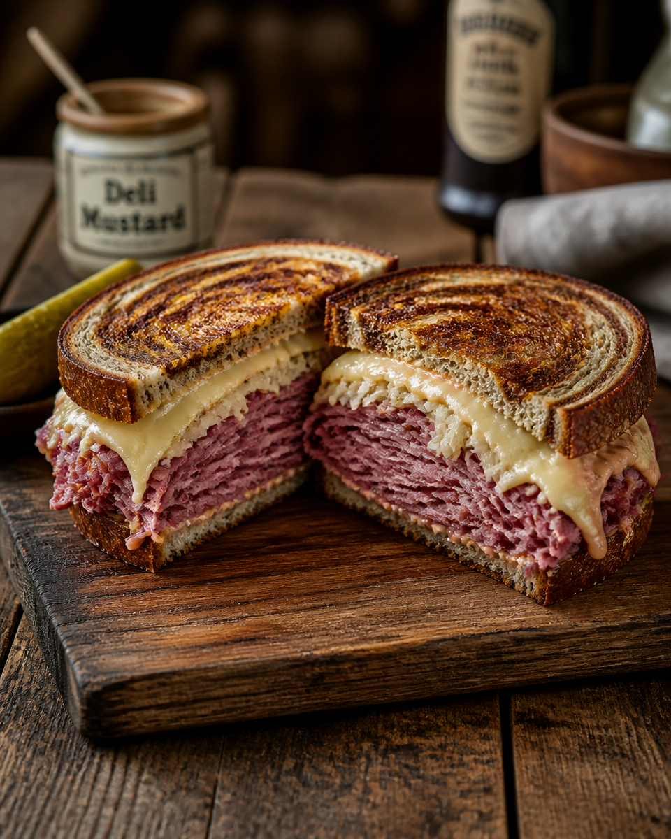 Easy Reuben Sandwich — Corned Beef Sauerkraut