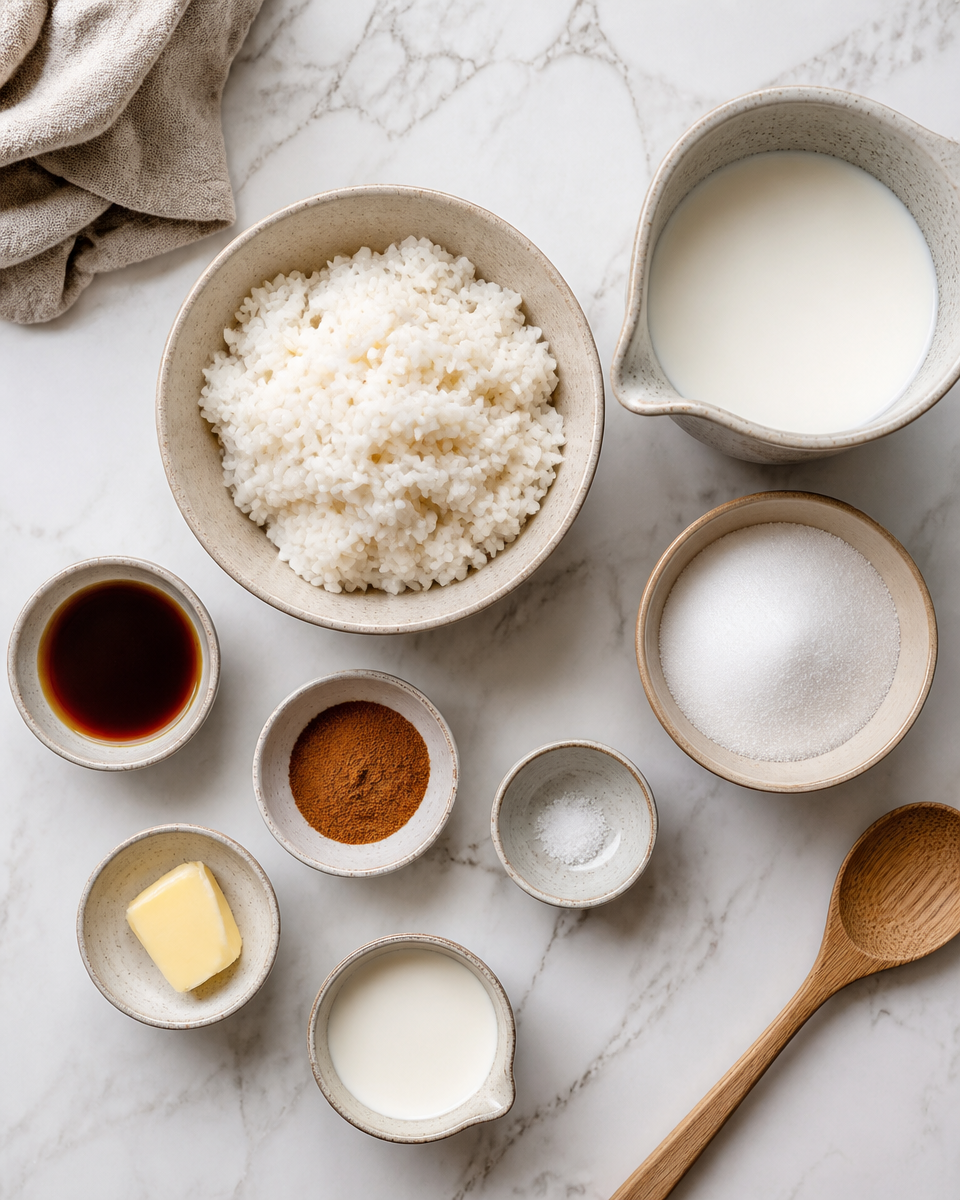 Easy Rice Pudding — Vanilla Cinnamon Stovetop