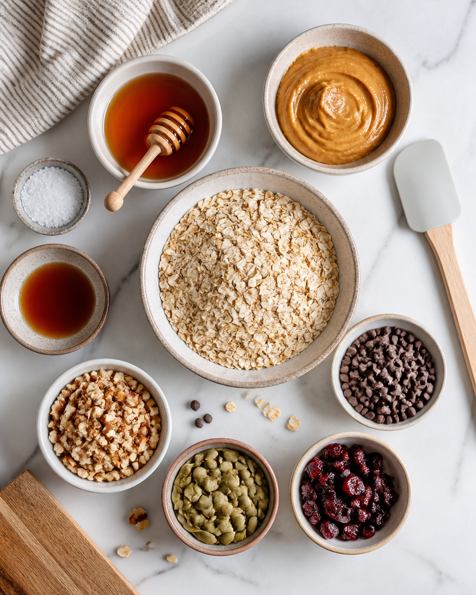 Easy Granola Bar — Chewy No Bake Honey
