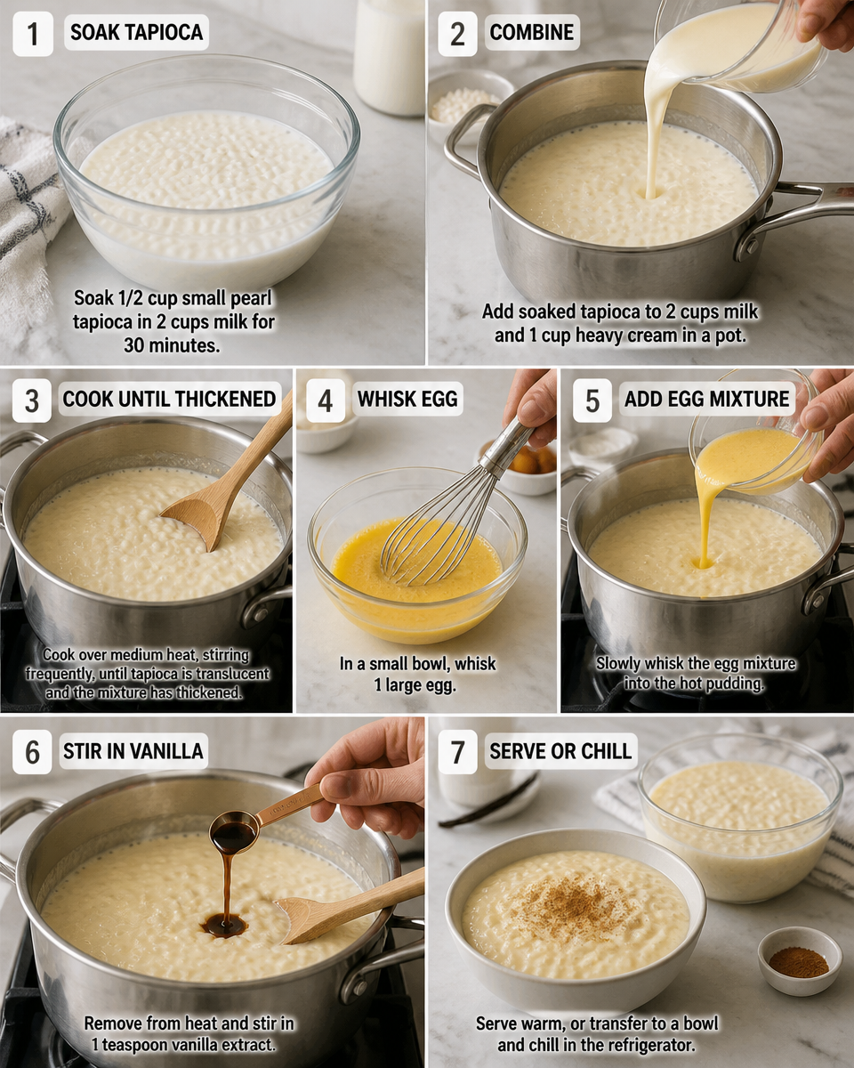 Easy Tapioca Pudding — Creamy Old Fashioned
