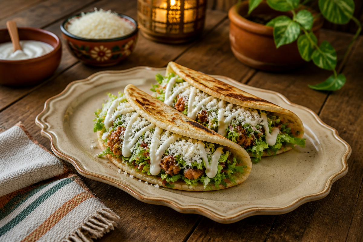Smash Chicken Caesar Tacos