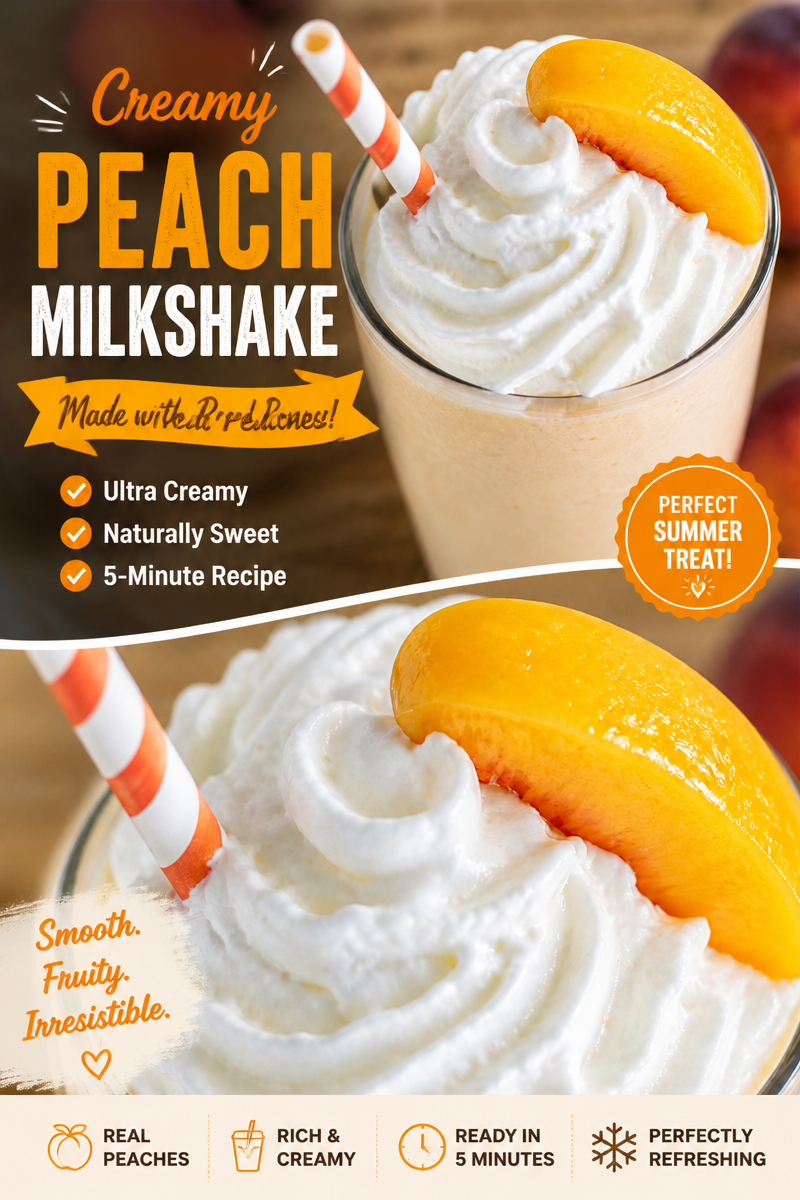 Copycat Chick-fil-A Peach Milkshake